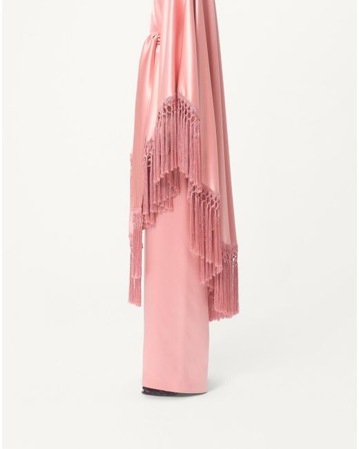 Valentino Pink Double Duchesse Trousers
