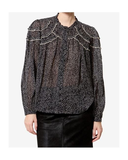 Isabel Marant Black Christa Top