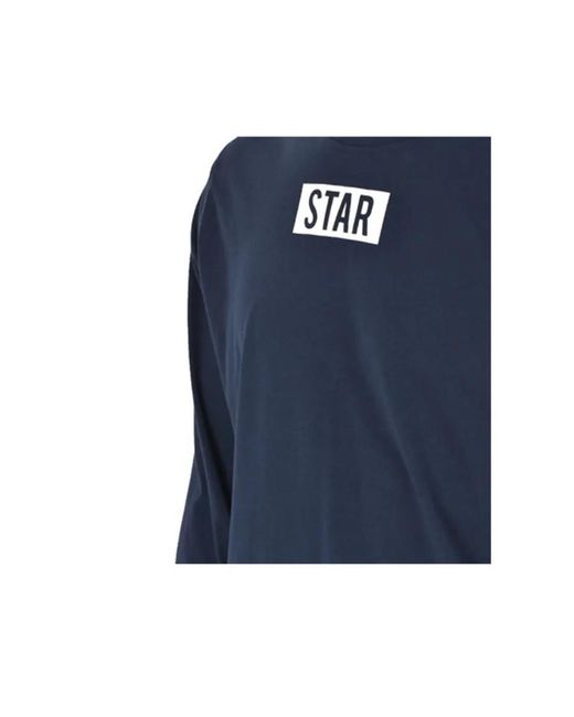 Hydrogen Blue Logo Long-Sleeved T-Shirt for men