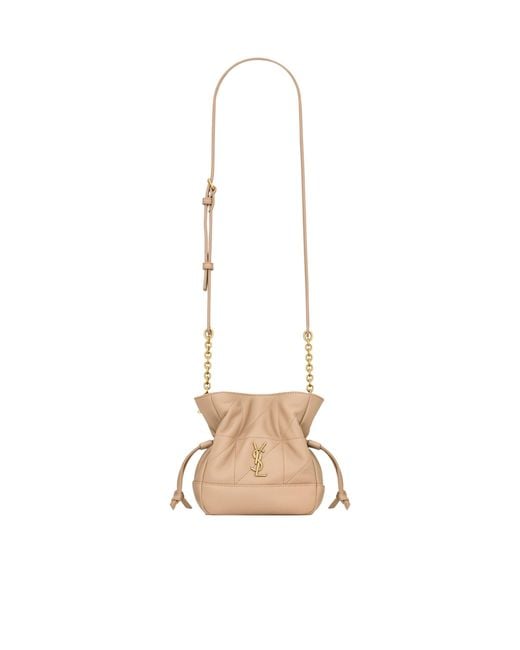 Saint Laurent Metallic Jamie Mini Lambskin Shoulder Bag