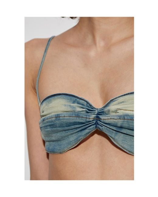 DIESEL Blue De-Ouchy- Denim Top