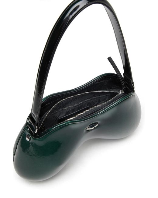 DIESEL Green Double-D Rigid Shoulder Bag