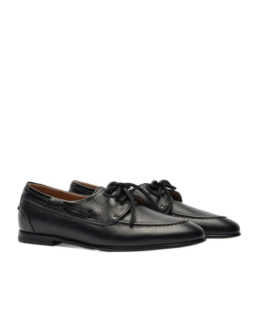 Scarosso Black Ginevra Lace-Up Shoes