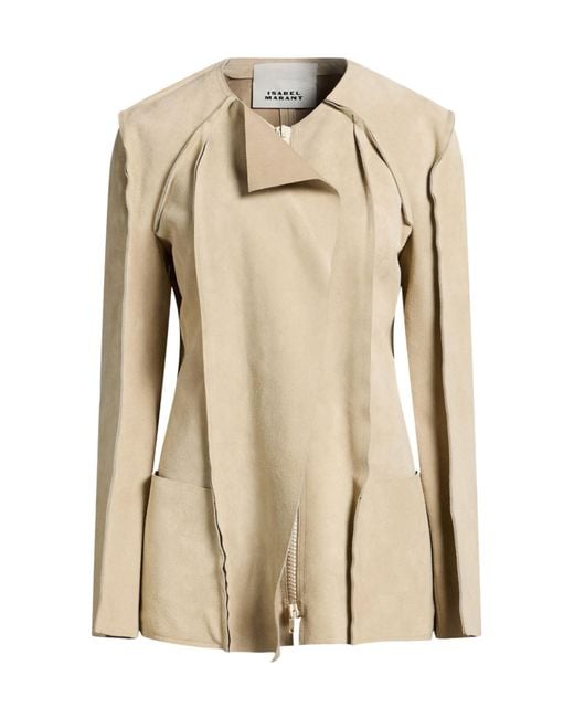Isabel Marant Natural Suede Coat