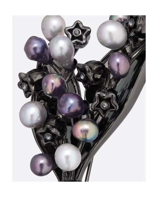 Dior Lily Of The Valley Brooch in Black for Men | Lyst