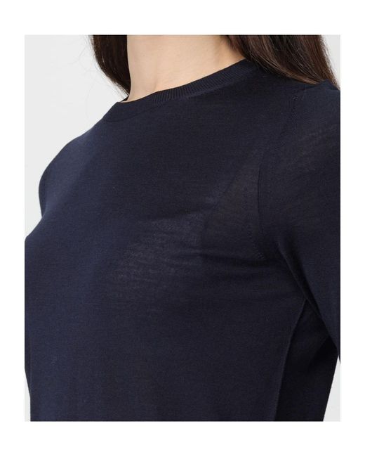 Boss Blue Virgin Wool Sweater