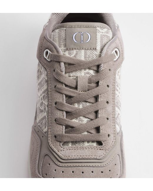 Dior Gray B27 Uptown Low-Top Sneaker for men