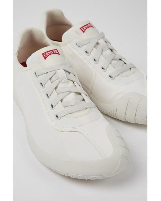 Camper White Path Lace-Up Sneakers for men