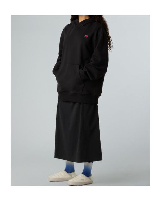 The North Face Black Long-Sleeve Logo Detail Hoodie for men