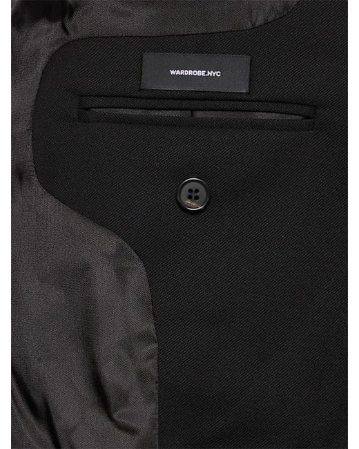 Wardrobe NYC Black Double Breasted Coat