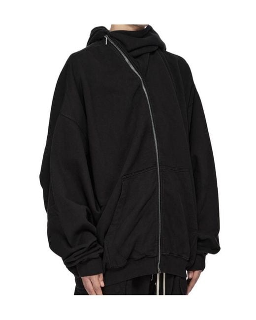 Rick Owens Black Mountain Hun Hoodie for men