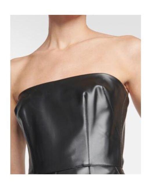 Alex Perry Black Strapless Jumpsuit