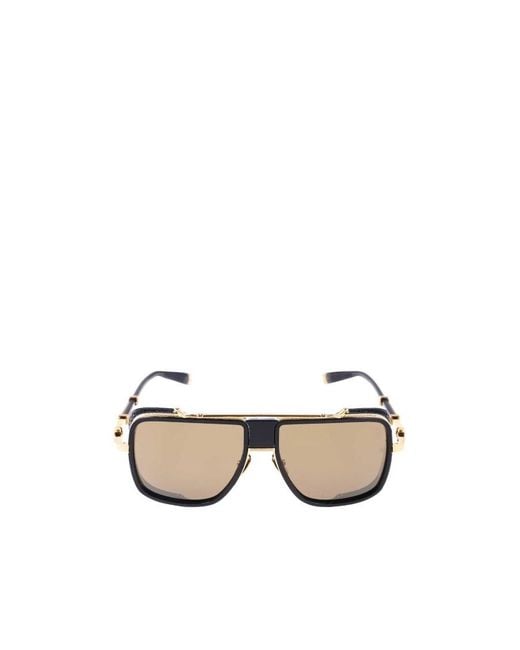 Balmain Metallic Logo Sunglasses