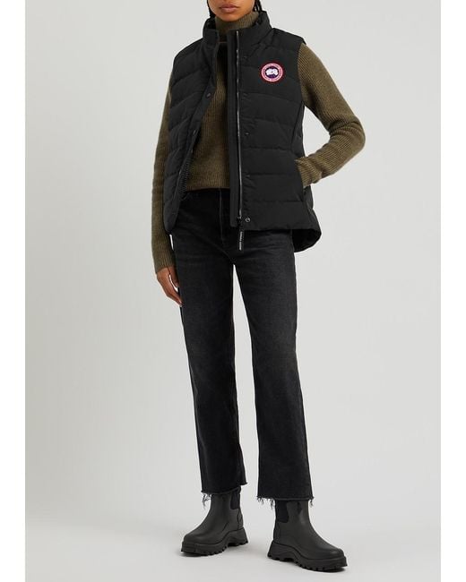 Canada Goose Black Freestyle Quilted Arctic-Tech Shell Gilet