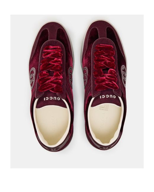 Gucci Red Logo Sneakers