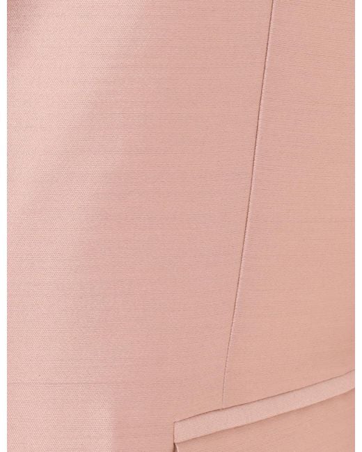 Zimmermann Pink Long-Sleeved Wool Casual Jacket