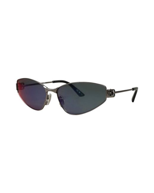Balenciaga White Two-Tone Oval Glasses Frames