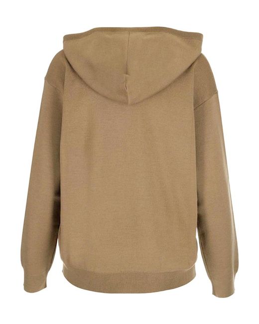 Max Mara Natural Edy Hooded Sweater