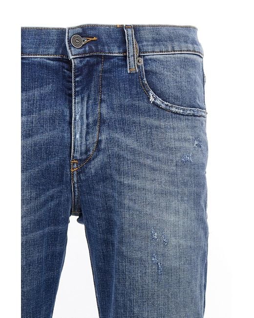 DIESEL Blue 2019 D-Strukt Straight Leg Jeans for men
