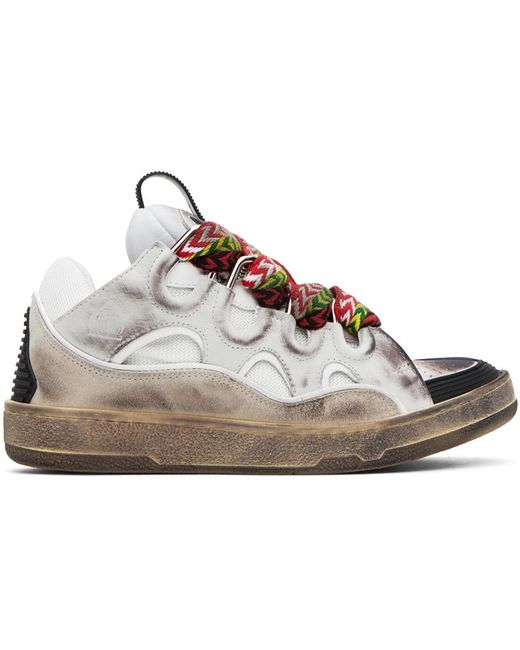 Lanvin Natural Curb Sneakers for men