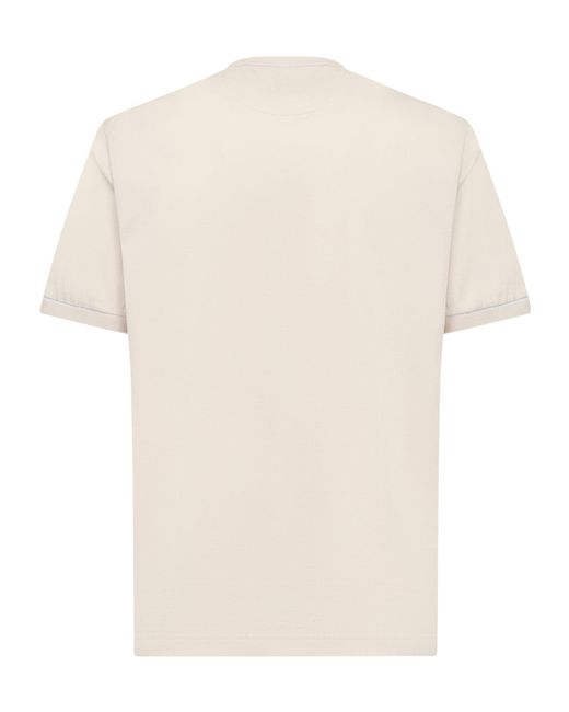 Eleventy White Crew Neck T-Shirt for men