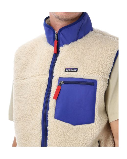 Patagonia Blue Sleeveless Vest for men