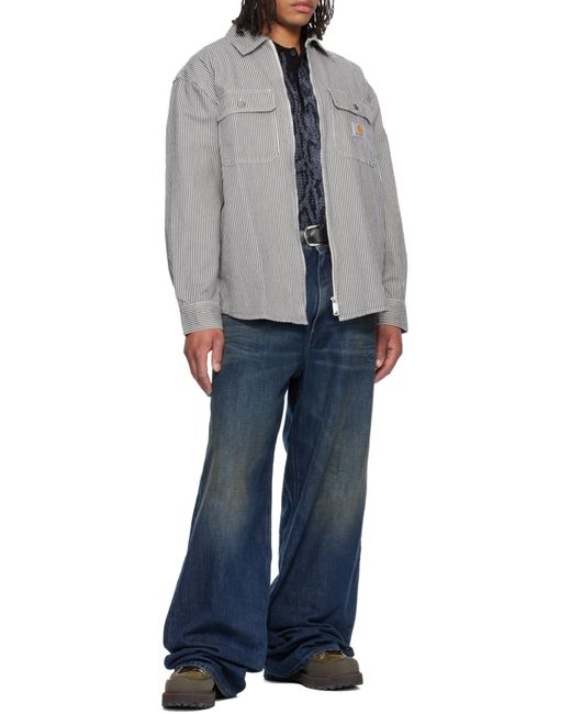 Carhartt Gray Mercer Shirt Jacket for men