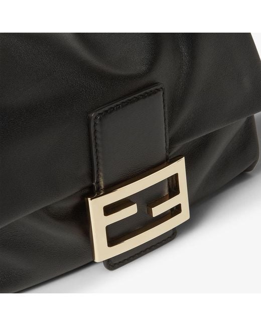 Fendi Black Baguette Soft Small