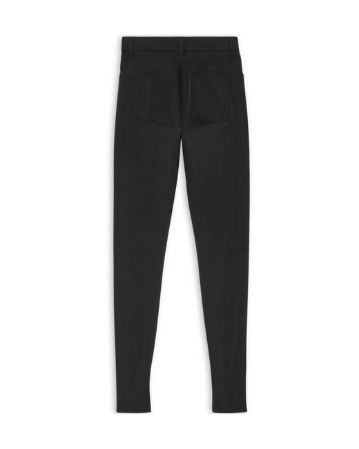 Balenciaga Black High-Waisted Stretch Leggings