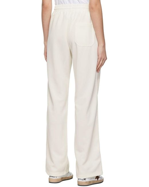 Golden Goose Deluxe Brand Natural Star Tape Track Pants