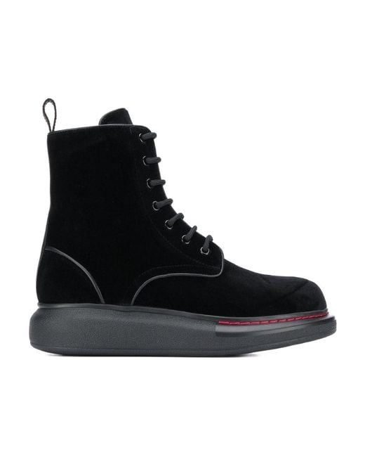 McQueen Black Oversized Boots