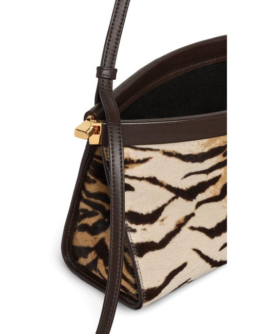 Alaïa Metallic Alaïa Le Click East West Medium Shoulder Bag