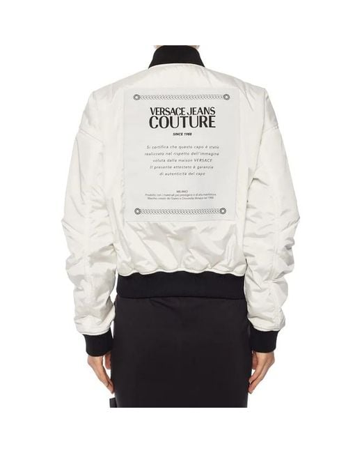 Versace Jeans Metallic Baroque Printed Double-Sided Casual Jacket