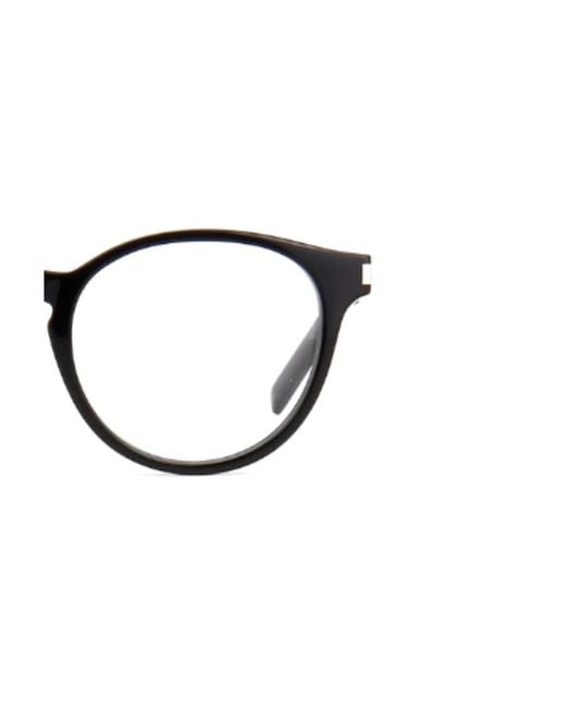 Saint Laurent White Eyewear Cat-Eye Glasses for men
