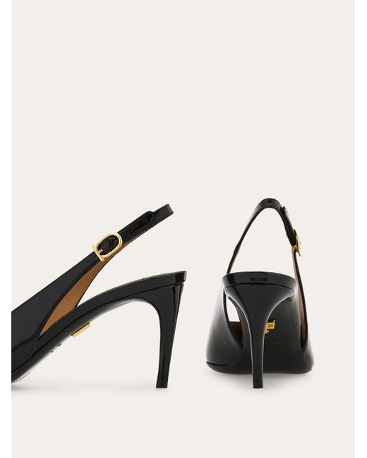 Ferragamo Black Slingback