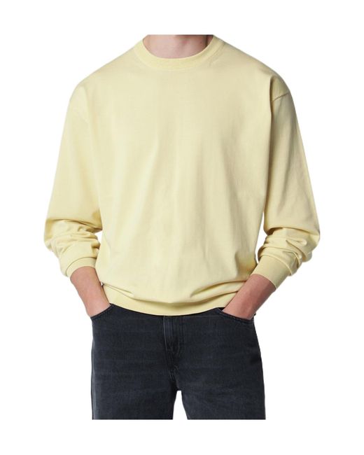 Auralee Natural Classic Crewneck Sweater for men