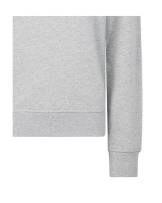 Moschino Gray Logo Details Sweater