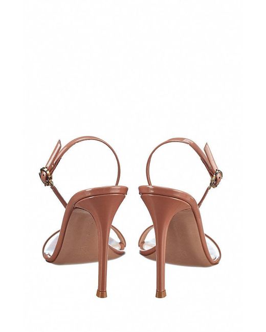 Gianvito Rossi Pink Slingback Open Toe Sandals