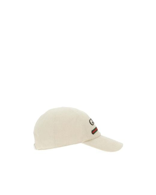 Gucci Natural Adjustable Baseball Cap for men