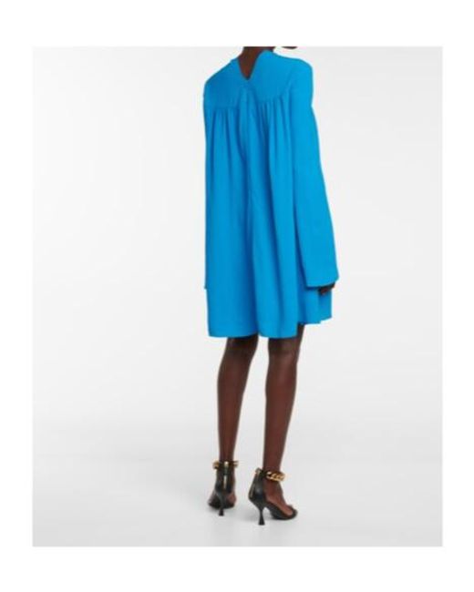 Stella McCartney Blue Cutout Minidress