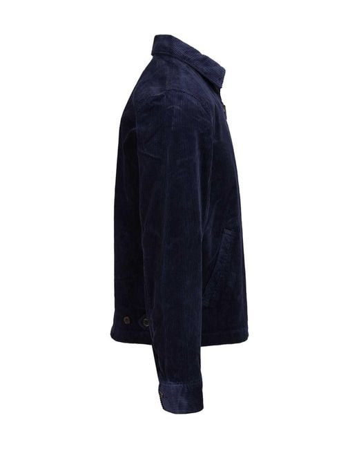Polo Ralph Lauren Blue Wynton Corduroy Jacket for men