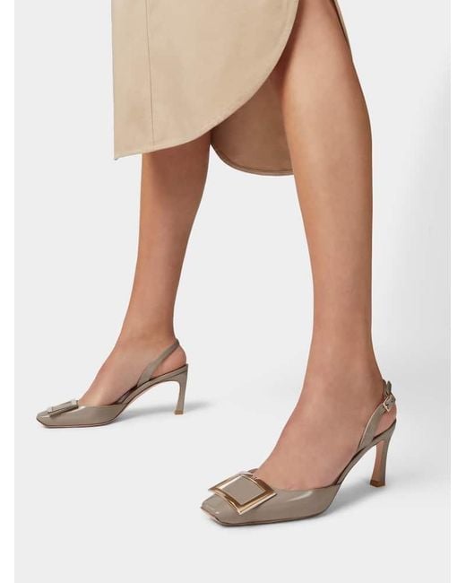 Roger Vivier Natural Trompette Pumps