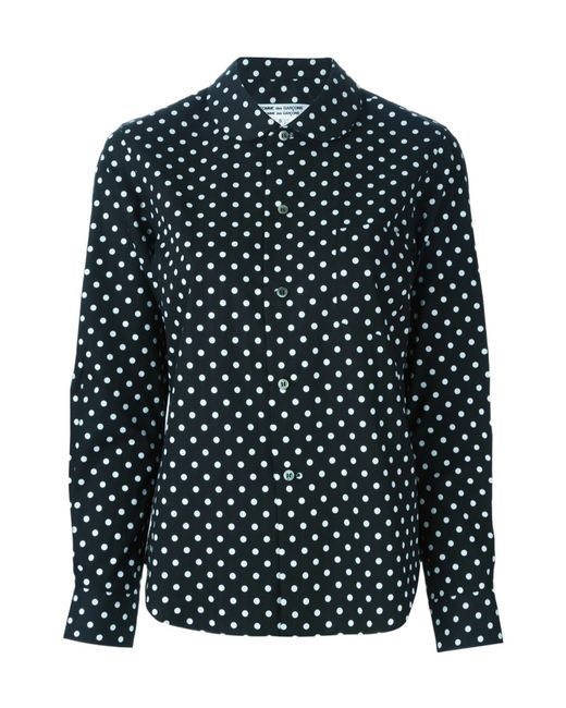 Comme des Garçons Blue Long Sleeve Shirt