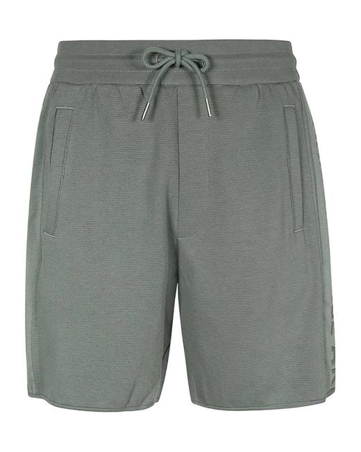 ARMANI EXCHANGE Gray Rope Shorts for men
