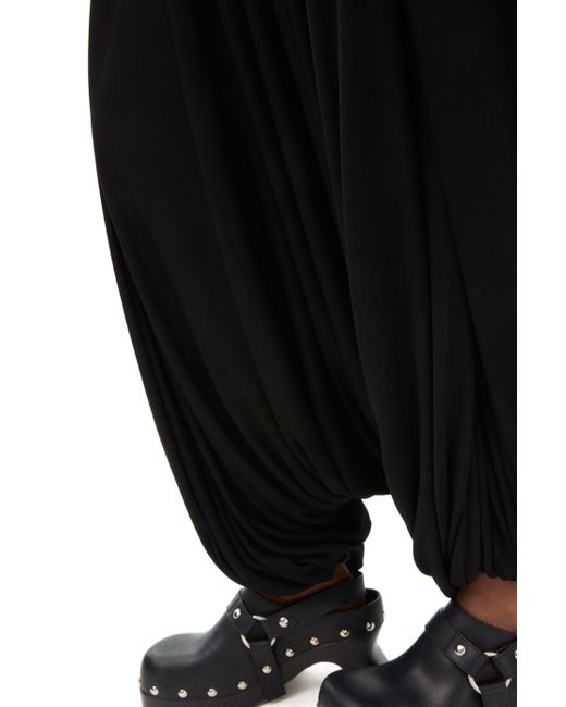 Loewe Black Draped Trousers