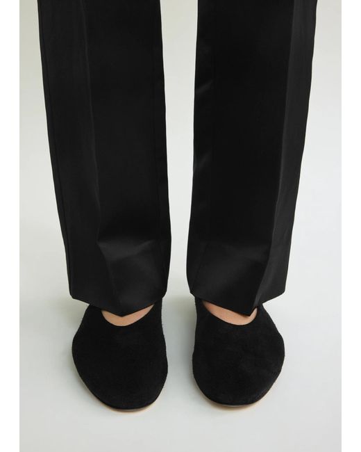 Totême Black Totême Slip Ballerinas