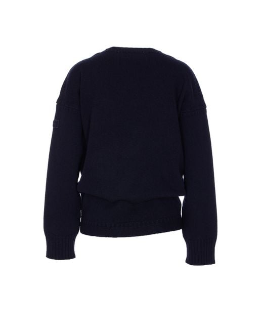 Chloé Blue Chlo Crewneck Knitted Jumper