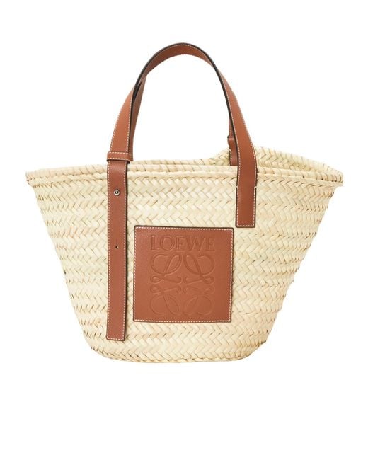 Loewe Natural Logo Detailed Basket Bag