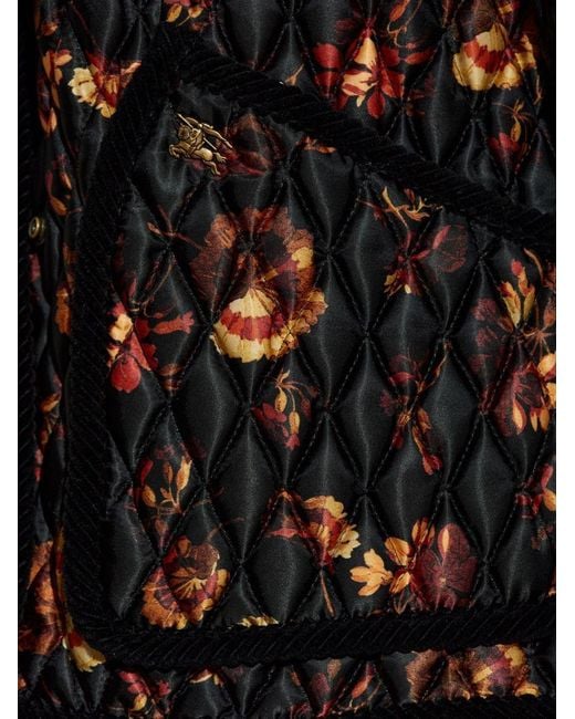 Burberry Black Quilted Jacket "Floriston"