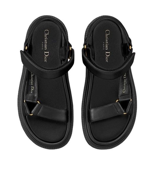 Dior Black D-Wave Sandal